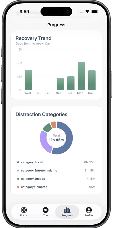 Luma App screen mockup